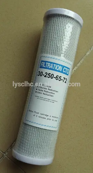 CE Certification Household Pre-Filtration Use CTO filter carbon block Cartrige