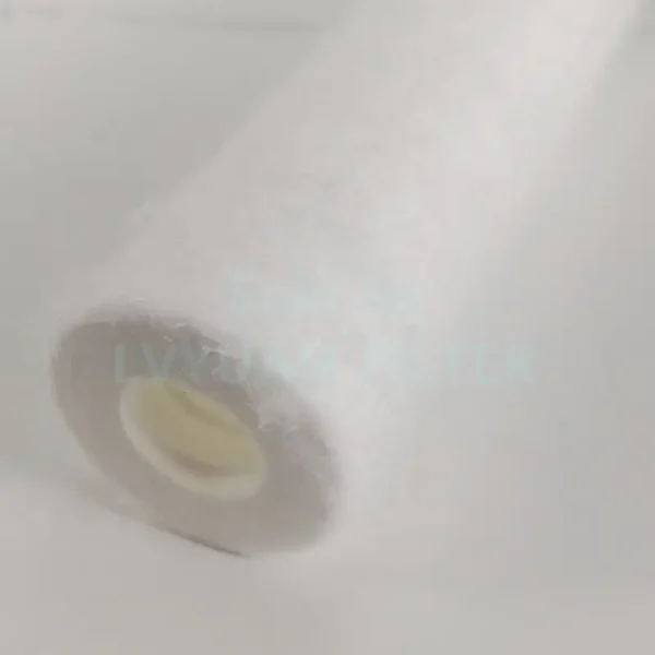 10 20 30 40 inch Replacement Polypropylene fine filter depth cartridge filters with hairy orange groove smooth surface