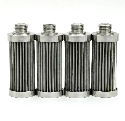 Factory price OEM size 316 metal Stainless steel pleated filter cartridge SS filter element Factory price OEM size 316 metal Stainless steel pleated filter cartridge SS filter element