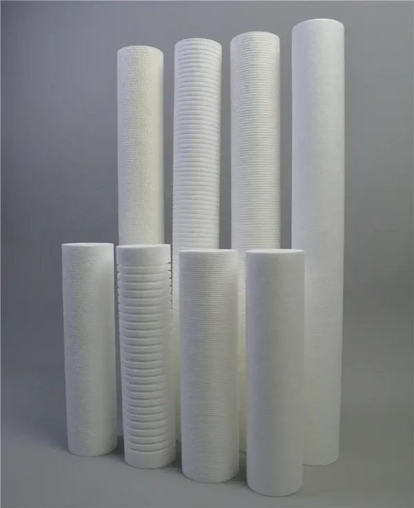 Polyspun PP sediment filter water 1 5 20 micron bonded cartridge for standard unconventional