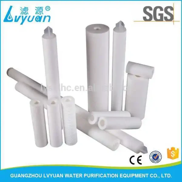 Wholesales PP polypropylene cartridge filter component melt blown with 222 adaptor