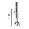 Single Cartridge T-Type Stainless Steel Gas Filter Housing (3)